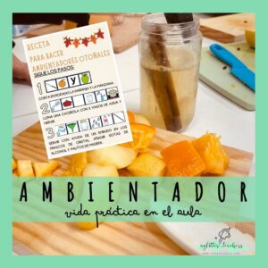 Receta con autoinstrucciones ambientadores otoño